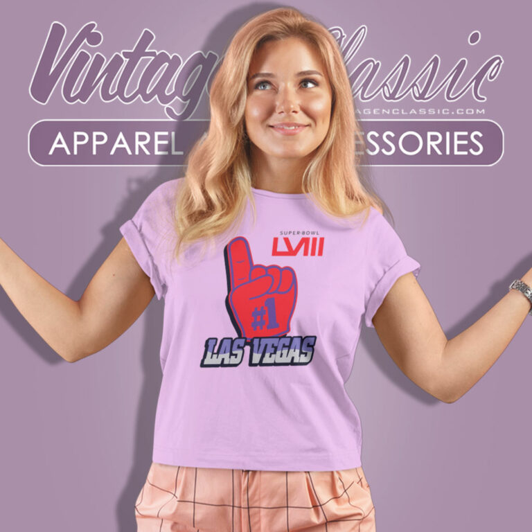 Super Bowl Lviii Las Vegas Foam Hand Women T Shirt Super Bowl Lviii Las Vegas Foam Hand Women T Shirt