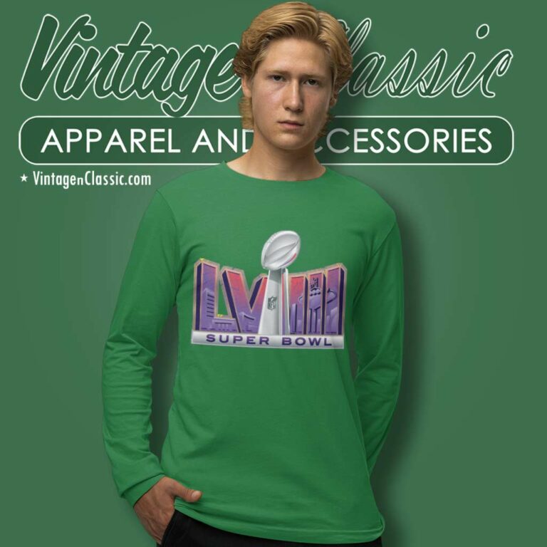 Super Bowl Lviii Logo Long Sleeve Tee Super Bowl Lviii Logo Long Sleeve Tee