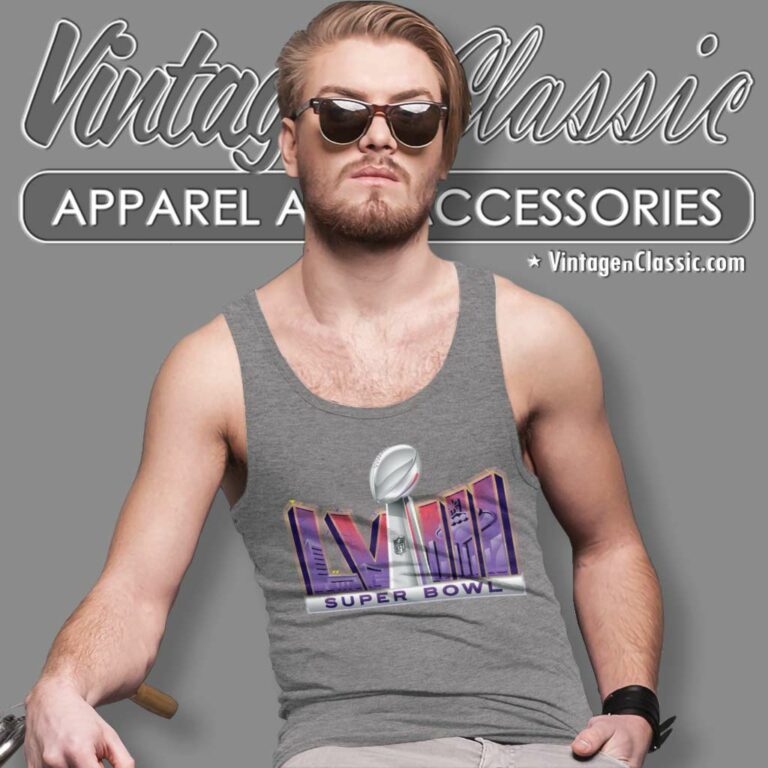 Super Bowl Lviii Logo Tank Top Racerback Super Bowl Lviii Logo Tank Top Racerback