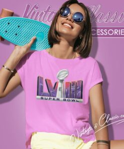 Super Bowl Lviii News Logo Shirt 6 Super Bowl Lviii News Logo Women T Shirt