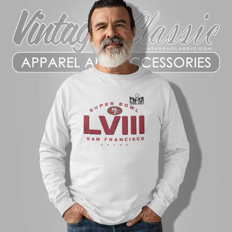 Super Bowl Lviii San Francisco 49ers Long Sleeve Tee Super Bowl Lviii San Francisco 49ers Long Sleeve Tee