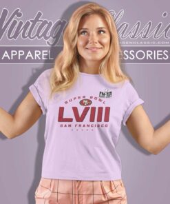 Super Bowl Lviii San Francisco 49ers Women TShirt