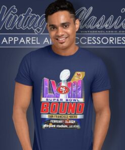 Super Bowl Lviii The Bound San Francisco 49ers 2024 Allegiant Stadium Las Vegas T Shirt
