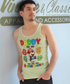 Super Daddio Mario Luigi Yoshi Bowser Tank Top Racerback