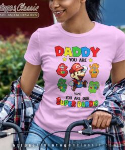 Super Daddio Mario Luigi Yoshi Bowser Women TShirt