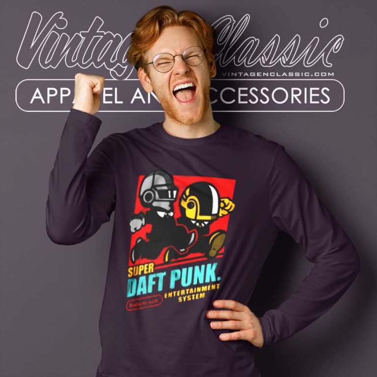 Super Daft Punk Long Sleeve Tee Super Daft Punk Long Sleeve Tee