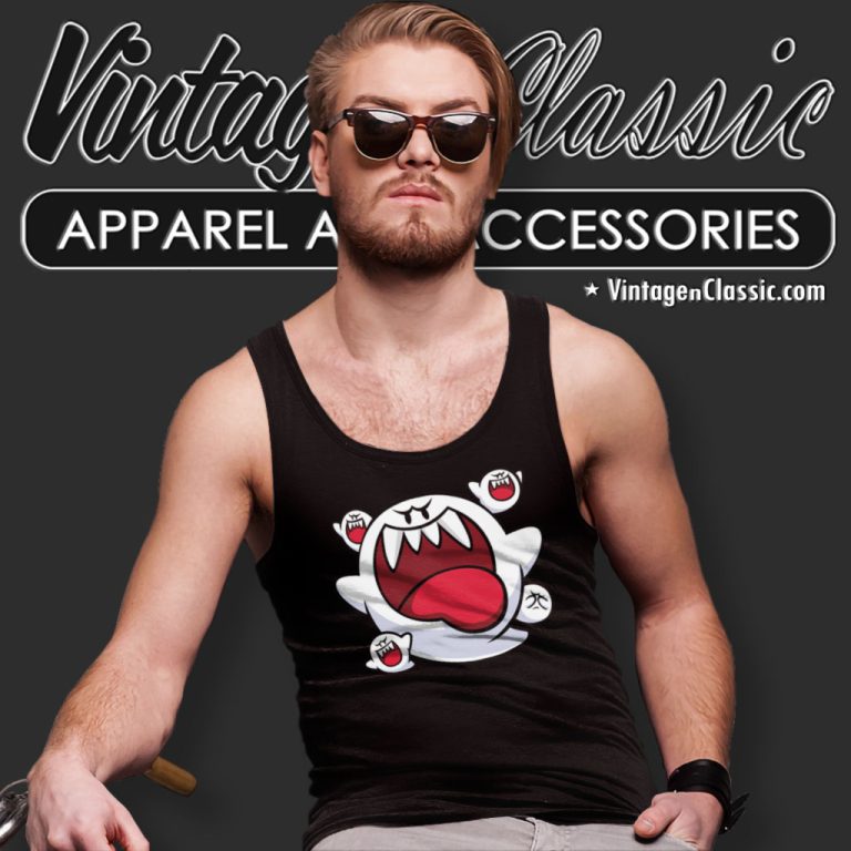 Super Mario Boo Squad Tank Top Racerback Super Mario Boo Squad Tank Top Racerback