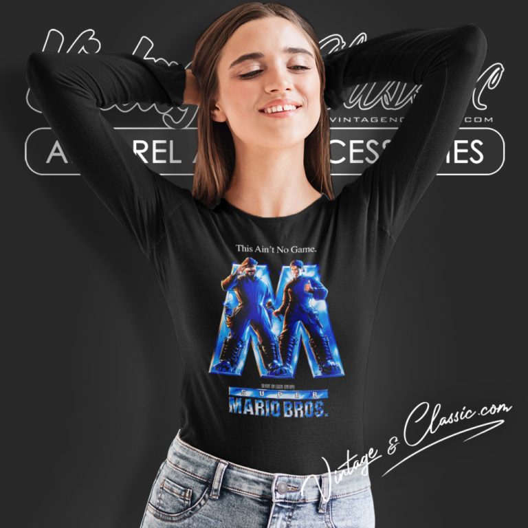 Super Mario Bros The Movie Long Sleeve Tee Super Mario Bros The Movie Long Sleeve Tee