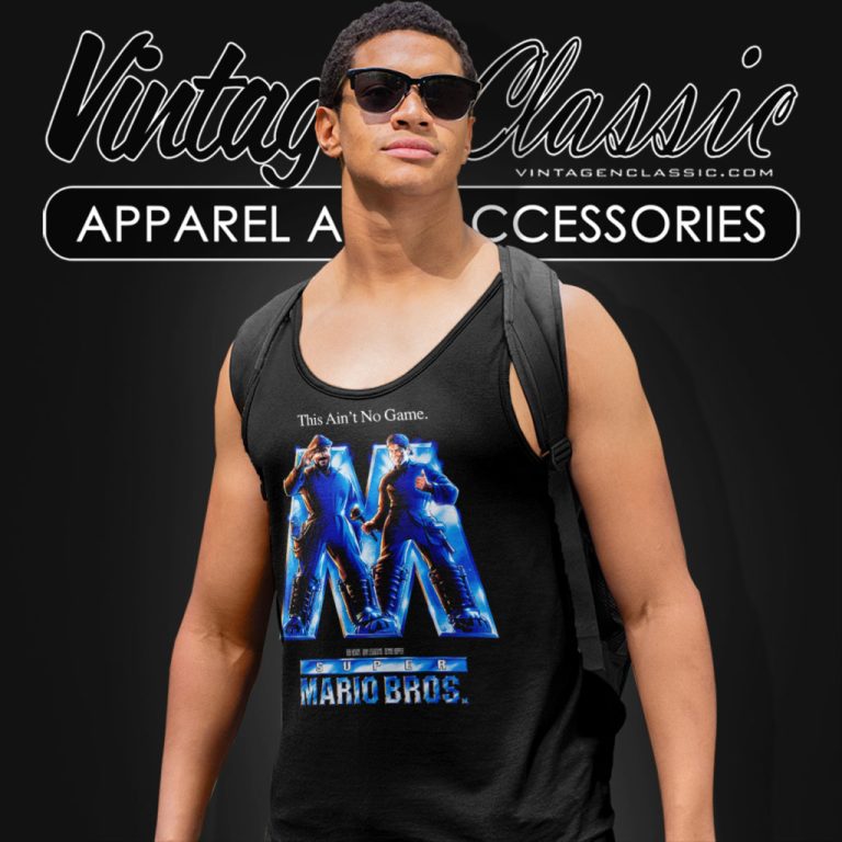 Super Mario Bros The Movie Tank Top Racerback Super Mario Bros The Movie Tank Top Racerback