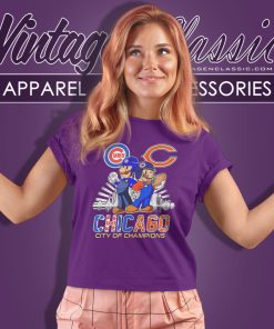 Super Mario Chicago City Of Champions Women T Shirt
