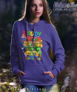 Super Mario Daddy Shirt, Gift For Father's Day Tshirt 6 Super Mario Daddy Shirt Hoodie