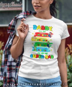 Super Mario Daddy You Are Super Dad Women TShirt