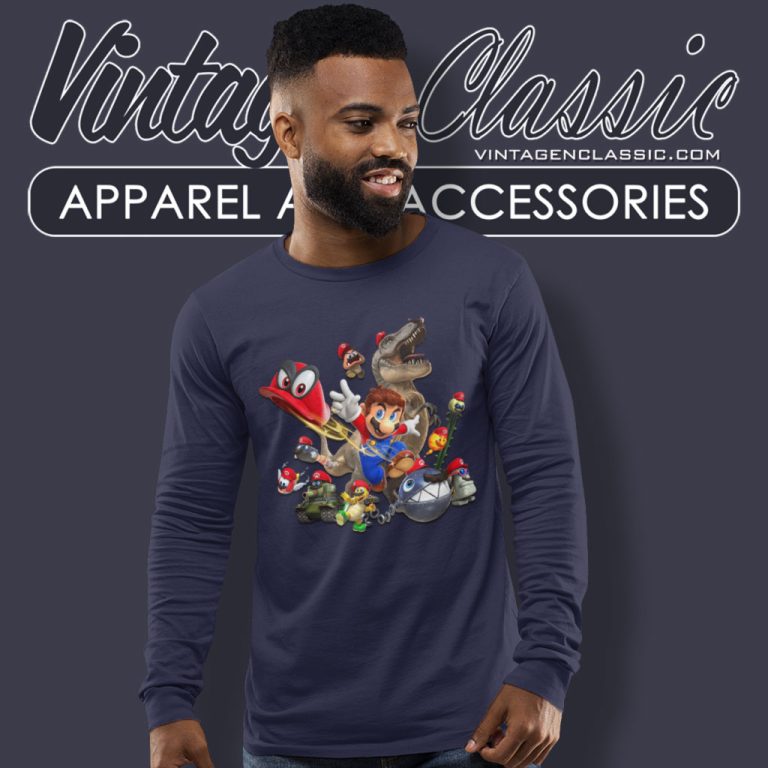 Super Mario Odyssey Long Sleeve Tee Super Mario Odyssey Long Sleeve Tee