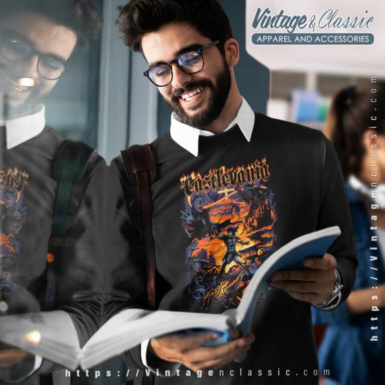 Super Metalvania Castlevania Game Sweatshirt Super Metalvania Castlevania Game Sweatshirt