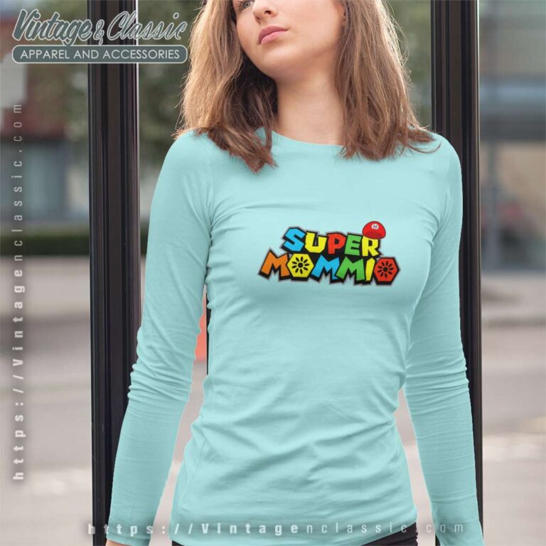 Super Mommio Game Mothers Day Long Sleeve Tee Super Mommio Game Mothers Day Long Sleeve Tee