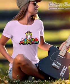 Super Mommio Super Mario Women TShirt