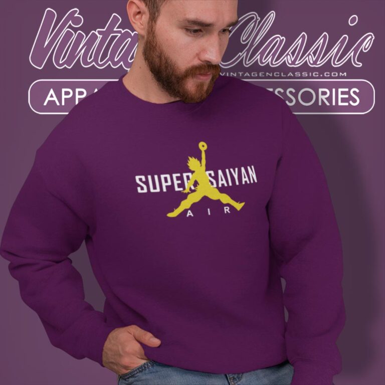 Super Saiyan Vegeta Air Jordan Dragon Ball Sweatshirt Super Saiyan Vegeta Air Jordan Dragon Ball Sweatshirt