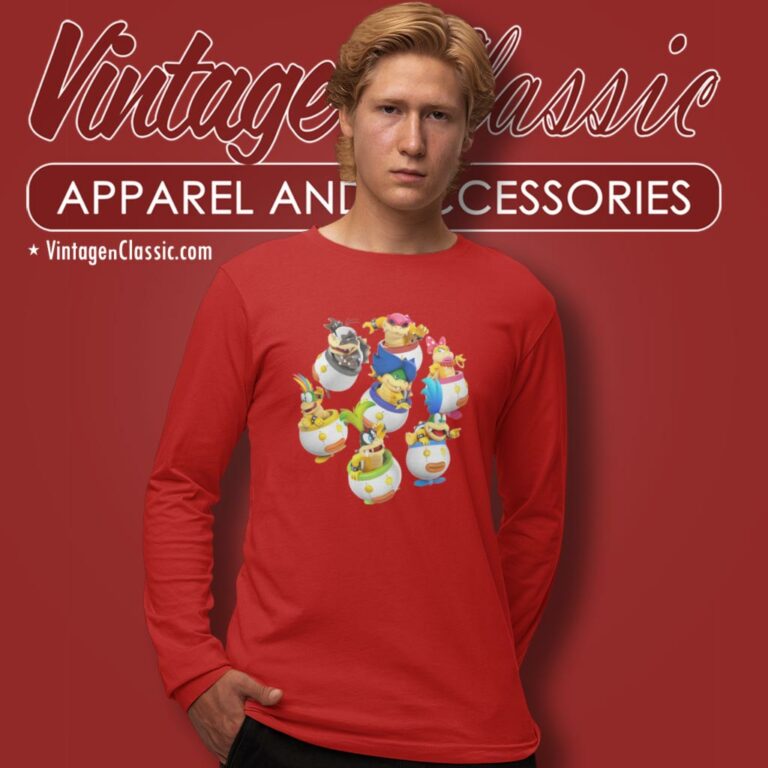 Super Smash Bros Nintendo Koopalings Long Sleeve Tee Super Smash Bros Nintendo Koopalings Long Sleeve Tee