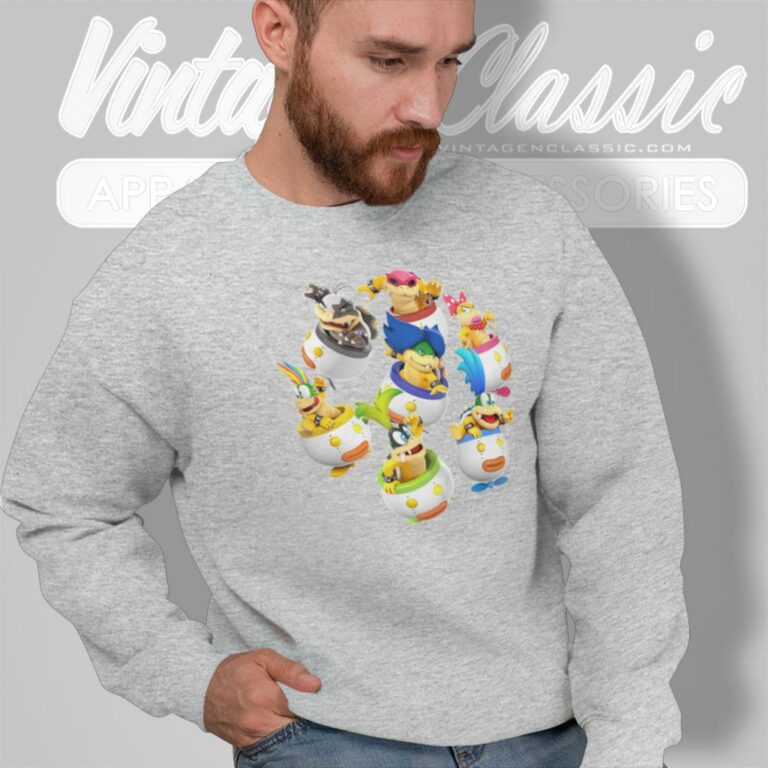 Super Smash Bros Nintendo Koopalings Sweatshirt Super Smash Bros Nintendo Koopalings Sweatshirt