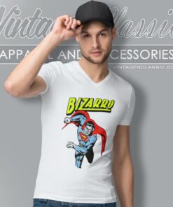 Superman Bizarro V Neck TShirt