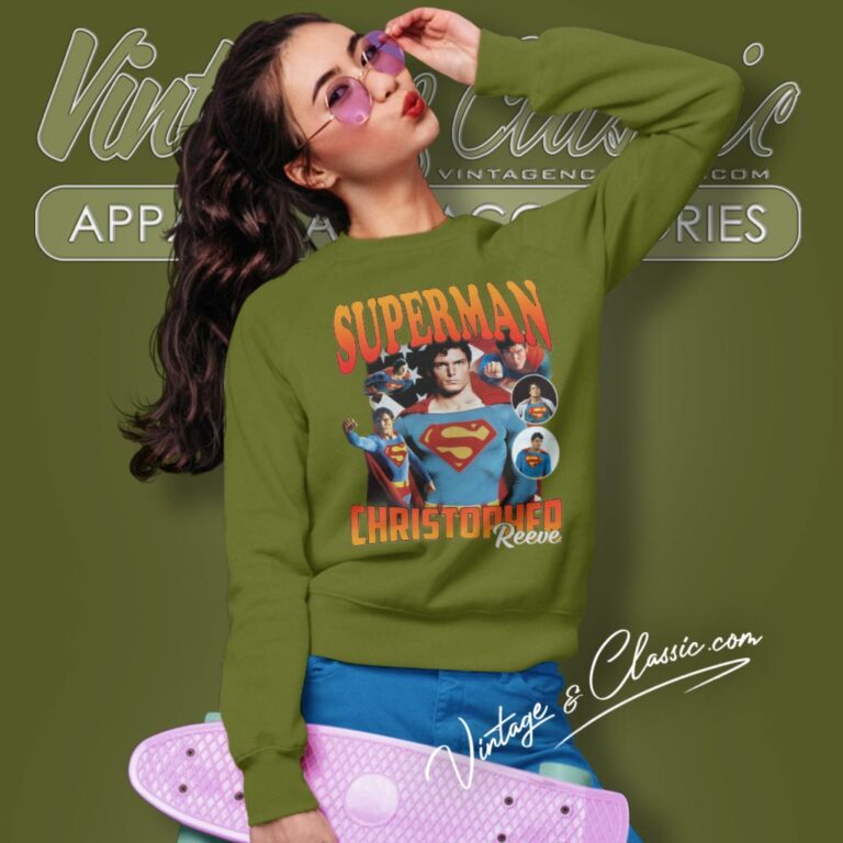 Superman Christopher Reeve Sweatshirt Superman Christopher Reeve Sweatshirt