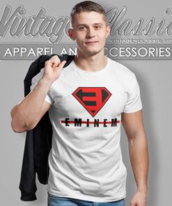 Superman Eminem Logo T Shirt