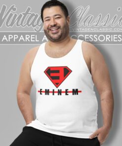 Superman Eminem Logo Tank Top Racerback