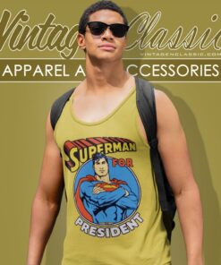 Superman For President Tank Top Racerback