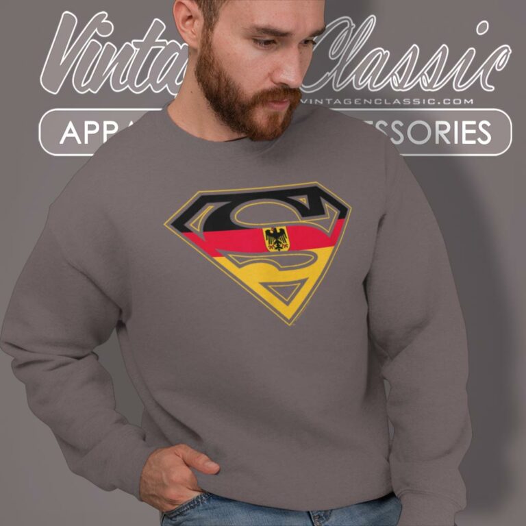 Superman German Shield Sweatshirt Superman German Shield Sweatshirt