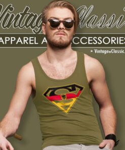 Superman German Shield Shirt 4 Superman German Shield Tank Top Racerback