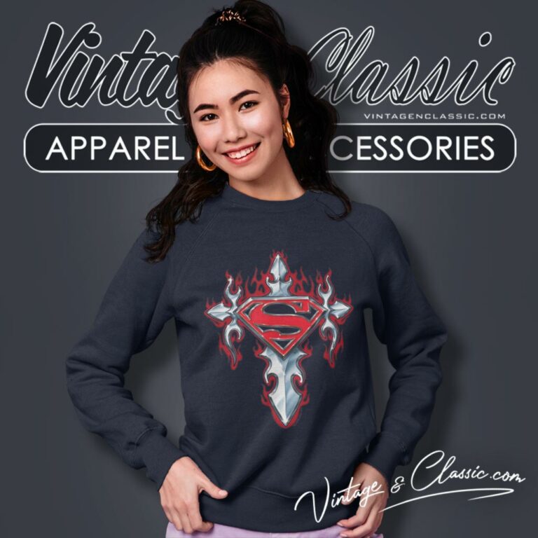 Superman Gothic Steel Logo Sweatshirt Superman Gothic Steel Logo Sweatshirt