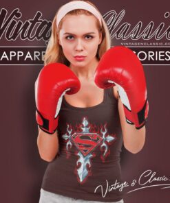 Superman Gothic Steel Logo Shirt 5 Superman Gothic Steel Logo Tank Top Racerback