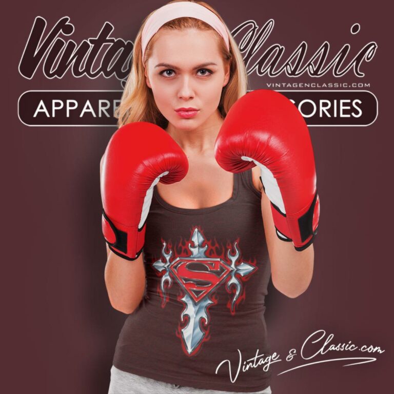 Superman Gothic Steel Logo Tank Top Racerback Superman Gothic Steel Logo Tank Top Racerback