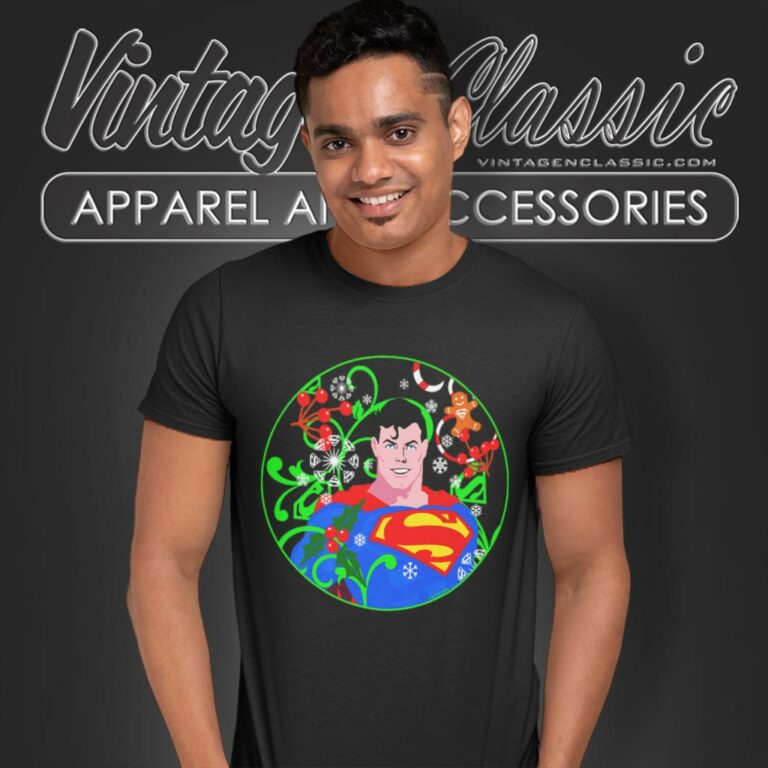 Superman Holiday T Shirt Superman Holiday T Shirt