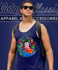 Superman Holiday Shirt 5 Superman Holiday Tank Top Racerback