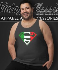 Superman Italian Shirt 5 Superman Italian Tank Top Racerback