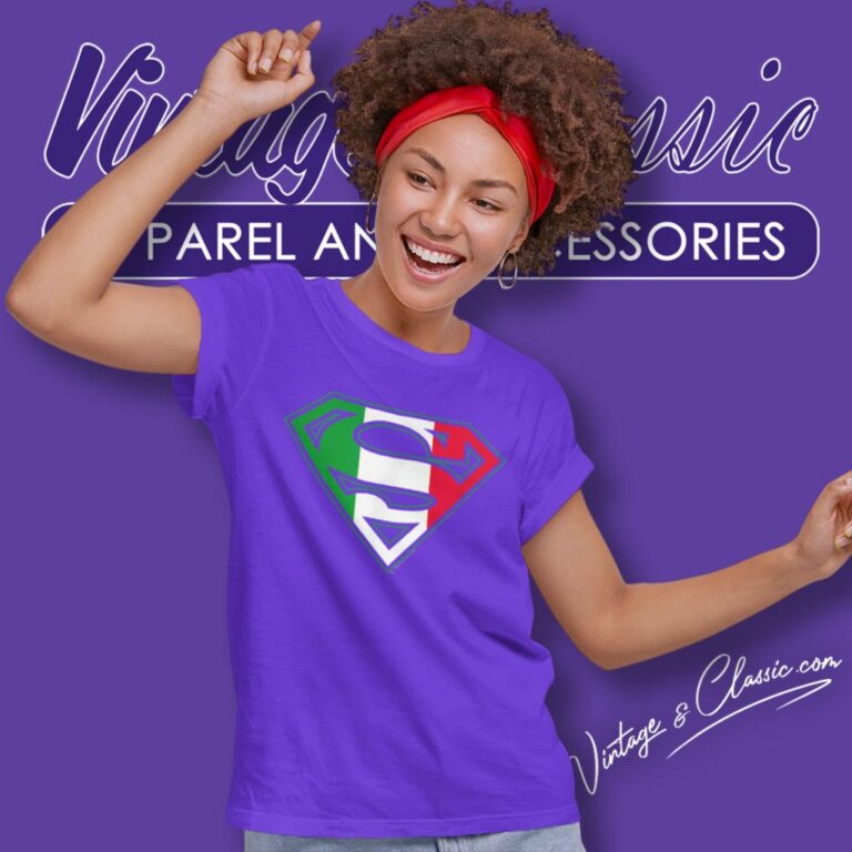 Superman Italian Women T Shirt Superman Italian Women T Shirt