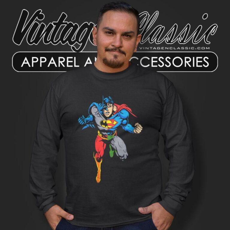 Superman Justice League Long Sleeve Tee Superman Justice League Long Sleeve Tee