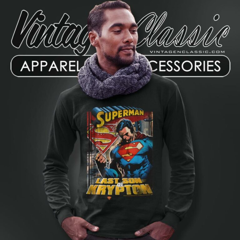 Superman Last Son Of Krypton Long Sleeve Tee 1 Superman Last Son Of Krypton Long Sleeve Tee 1