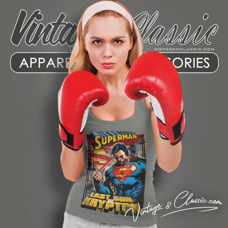 Superman Last Son Of Krypton Tank Top Racerback Superman Last Son Of Krypton Tank Top Racerback