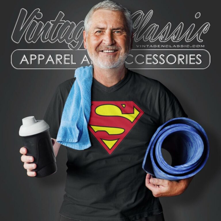 Superman Logo V Neck TShirt Superman Logo V Neck TShirt