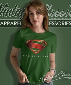 Superman Man Of Steel Logo Shirt 6 Superman Man Of Steel Logo Women T Shirt