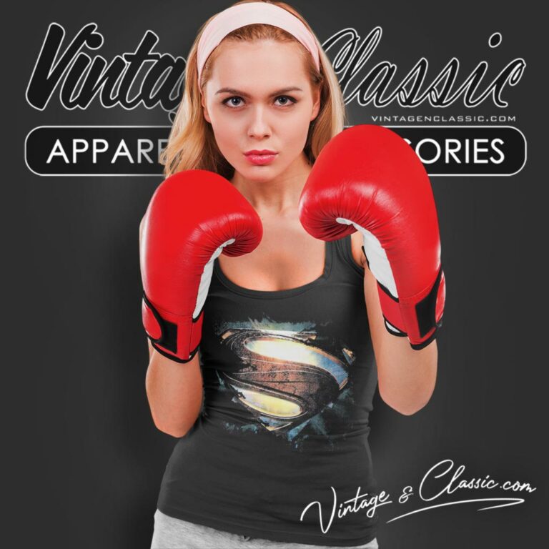 Superman Man Of Steel Tank Top Racerback Superman Man Of Steel Tank Top Racerback