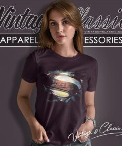 Superman Man Of Steel Women T Shirt