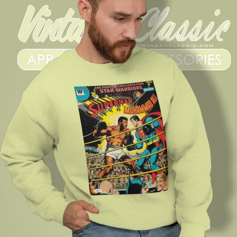 Superman Muhammad Ali Sweatshirt Superman Muhammad Ali Sweatshirt