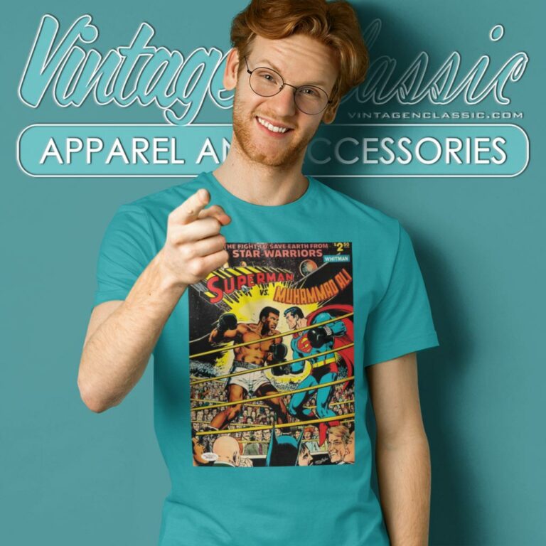 Superman Muhammad Ali T Shirt Superman Muhammad Ali T Shirt