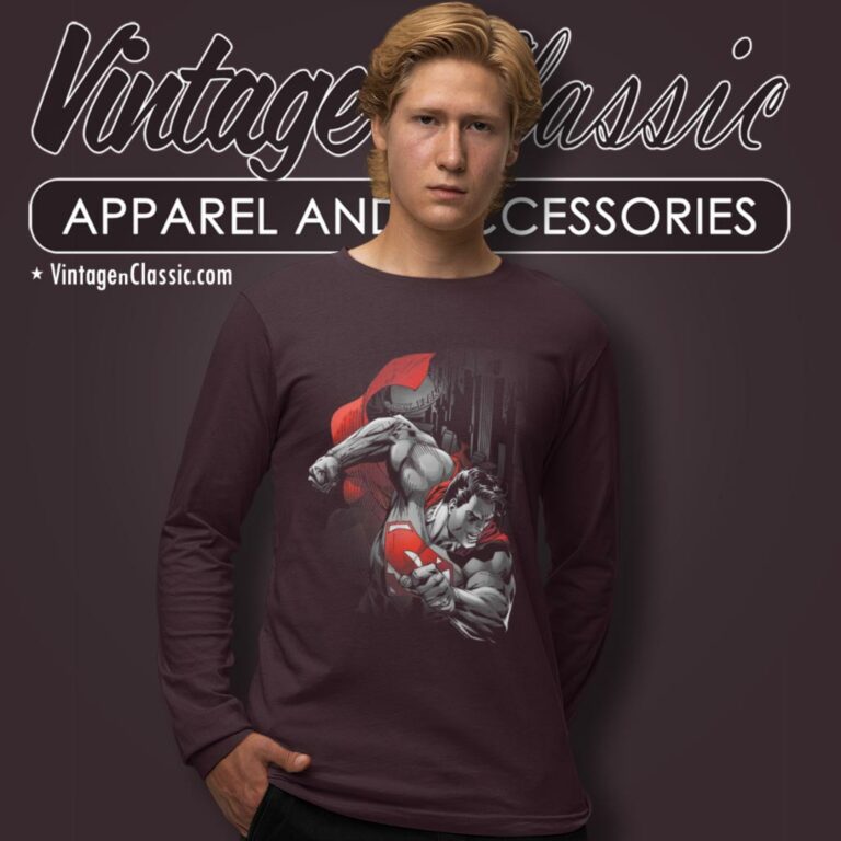 Superman My City Long Sleeve Tee Superman My City Long Sleeve Tee