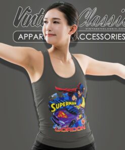 Superman Nascar Jeff Gordon Tank Top Racerback