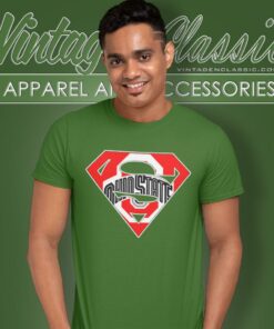 Superman Ohio State Logo Shirt 4 Superman Ohio State Logo T Shirt