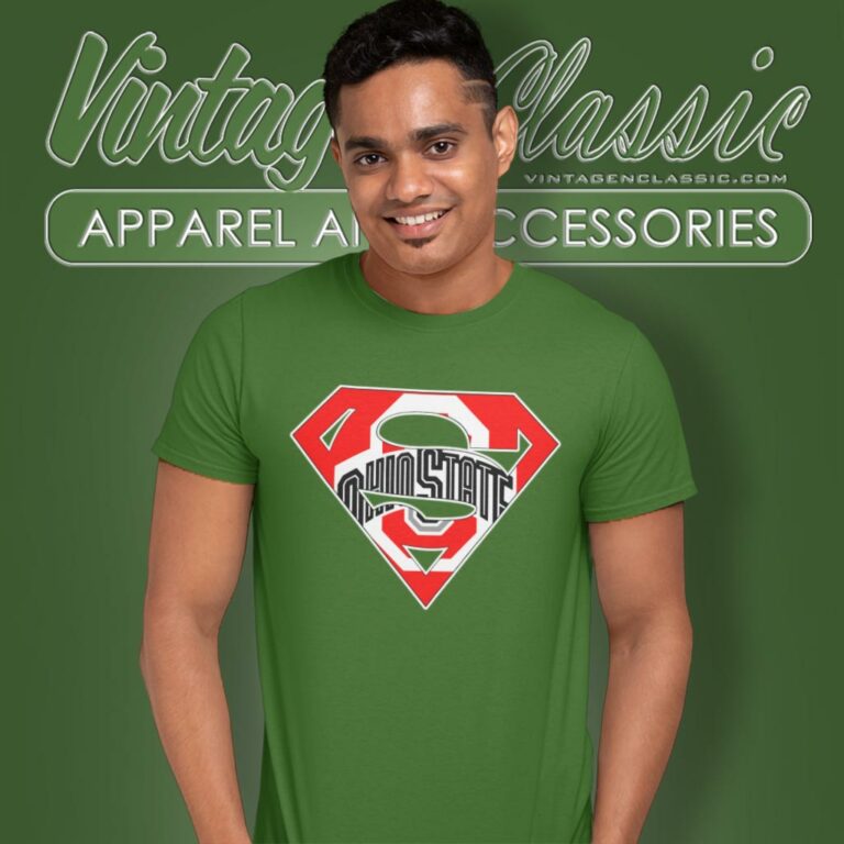 Superman Ohio State Logo T Shirt Superman Ohio State Logo T Shirt